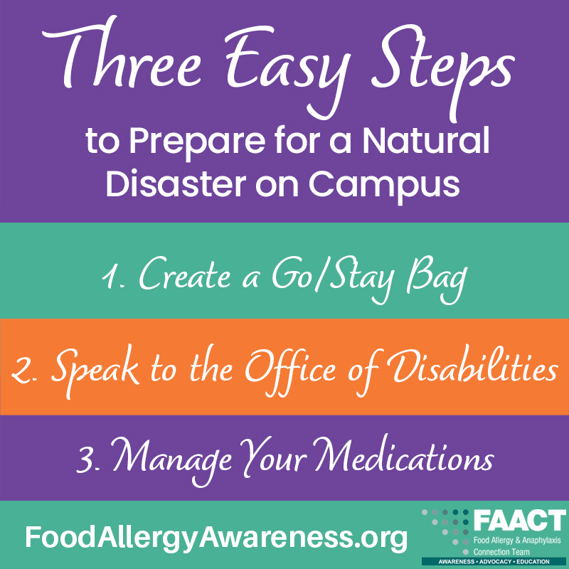 Three Easy Steps to Prepare for a Natural Disaster on Campus